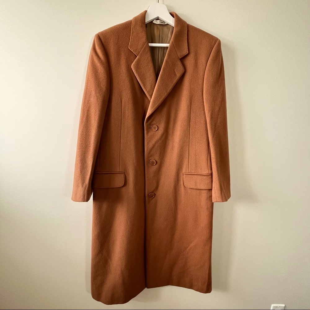 Vintage 1970s Fodera Bemberg Cashmere/Wool Classic Coat